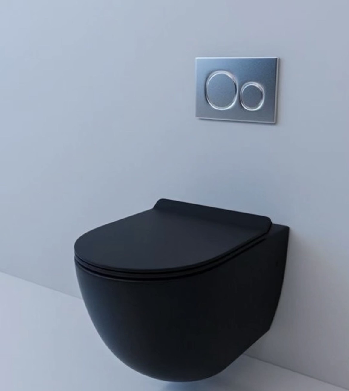 Elegant Concealed Toilet- Black