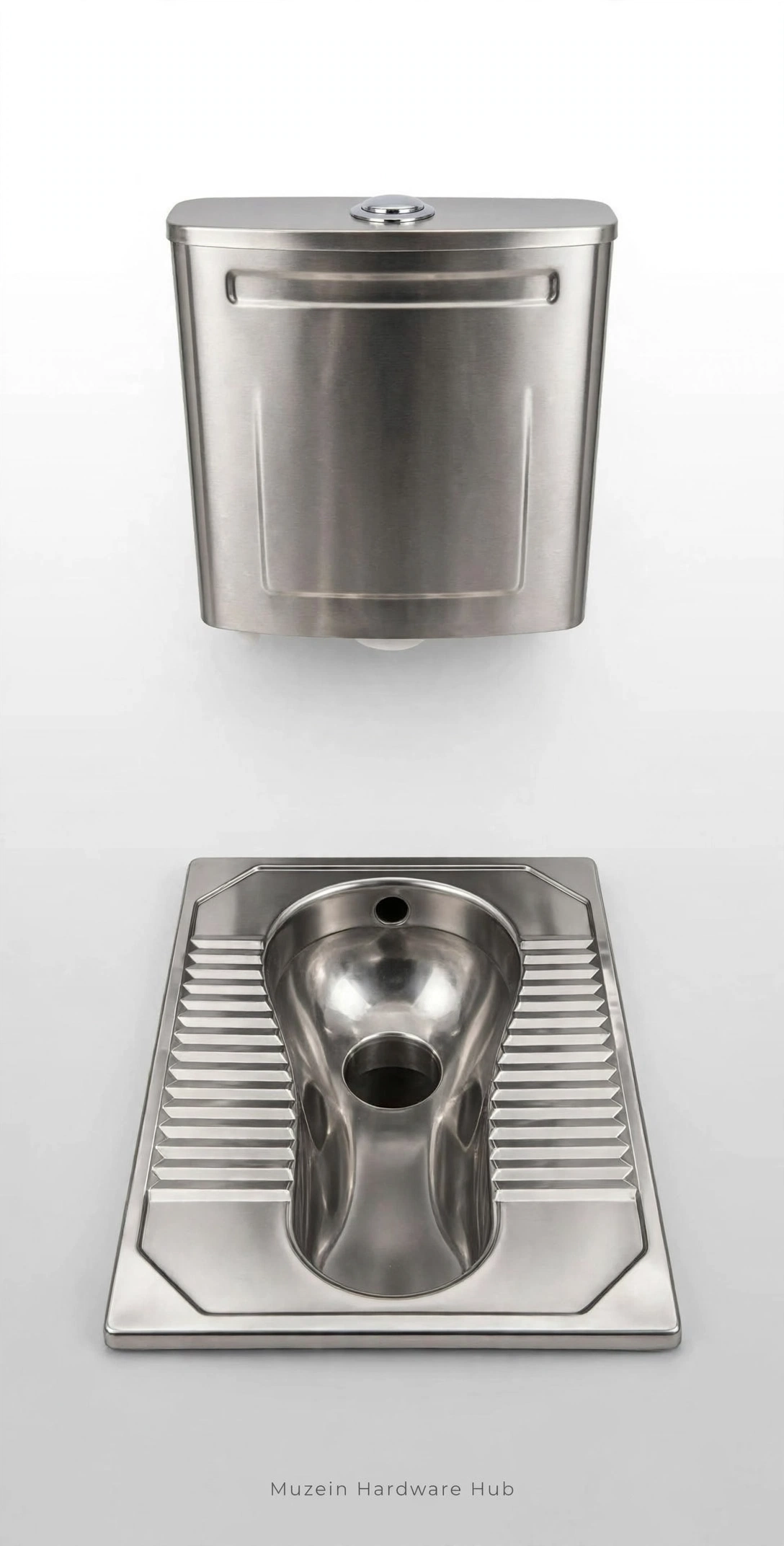 Stainless Steel Squat Toilet-Complete