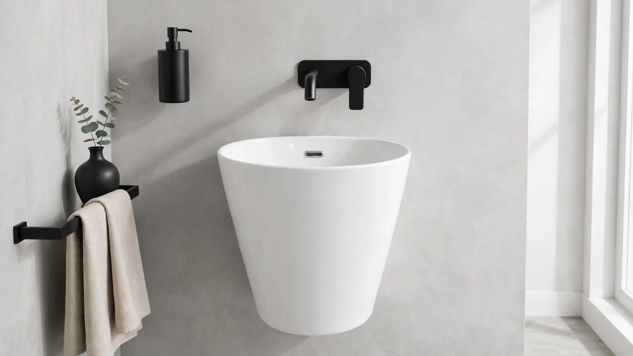 Wall Mount Wash Hand Basin-06