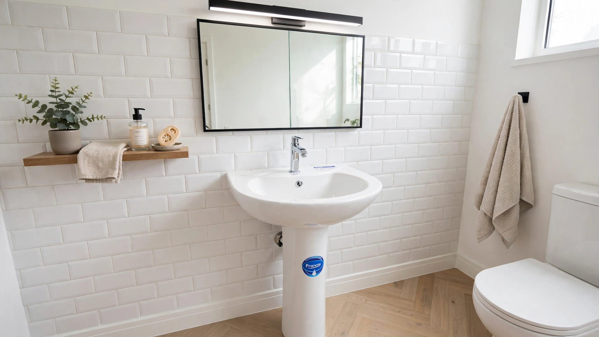 Wash Hand Basin with Full Pedal